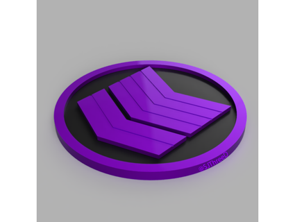 hawkeye - marvel coasters sjthreed 3d print model - Mito3D