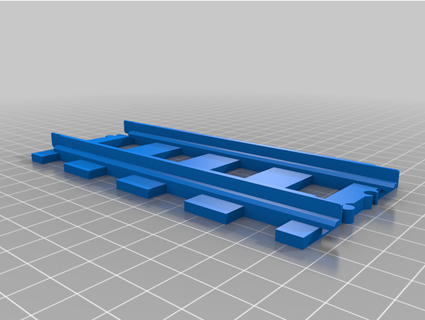 Lego compatível trilho pista linha reta colibris 3d print model - Mito3D