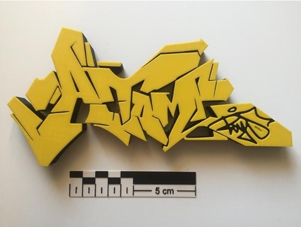 atomar Jungs Causeturk Graffiti Besatzung maeshmaker 3d print model - Mito3D