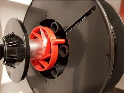 filament bearing brake qidi x-plus 3d printer mmodzele 3d print model - Mito3D