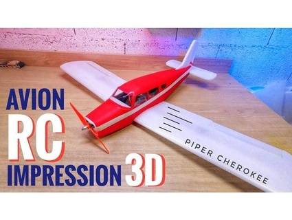 piper cherokee rc jo400 3d print model - Mito3D