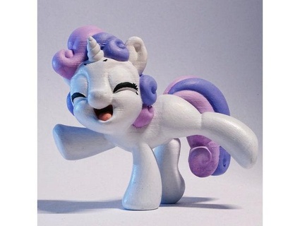 happy sweetie belle pessimizer 3d print model - Mito3D