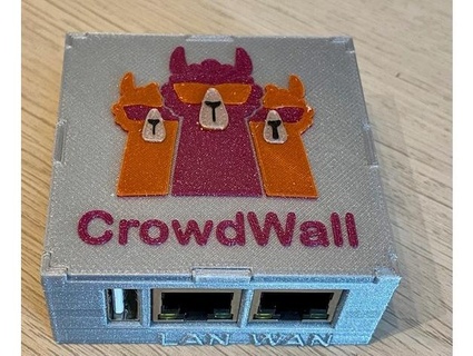 orange pi r1 plus case crowdwall project kameo4242 3d print model - Mito3D