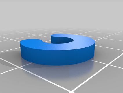 c-shaped pad c - podlo ka pro vohliho pavelpilar 3d print model - Mito3D