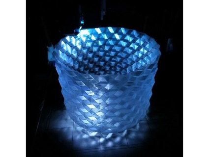 cell lampshade uk b22 fitting stevie135s 3d print model - Mito3D