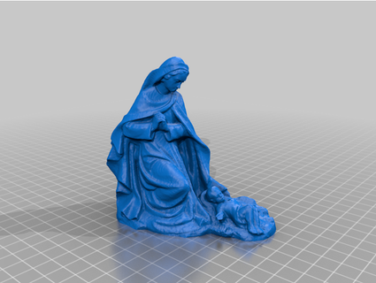 nativity improved quality chuzhastik 3d print model - Mito3D