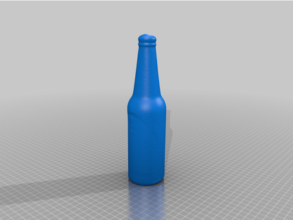 beer bottle revopoint 3d print model - Mito3D