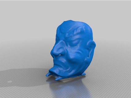 ghost mask generated revopoint pop 3d print model - Mito3D