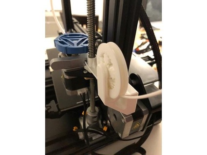 ender 3 v2 filament guider long manche erikzandboer 3d print model - Mito3D