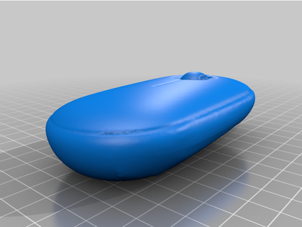 apple mouse generated revopoint pop 3d print model - Mito3D