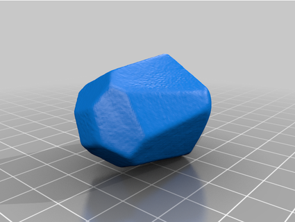small rubber object generated revopoint pop 3d print model - Mito3D