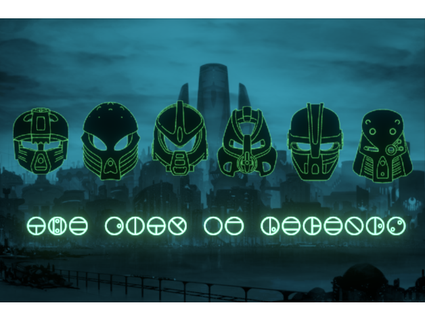 city legends mask pack 3 galva 3d print model - Mito3D