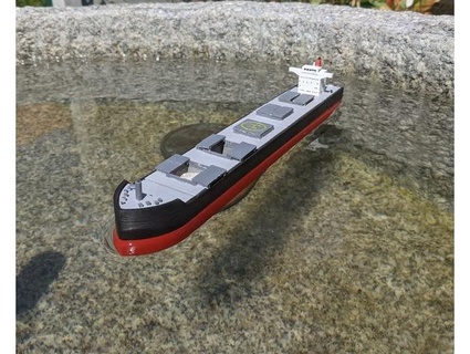 Bulk Träger Ladung Schiff ungebackene Blattlaus 3d print model - Mito3D