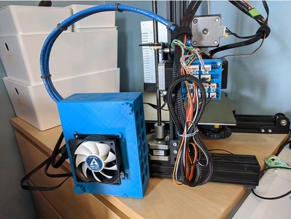 ender 3 side enclosure w 80x80 fan mount thisismythingiverseaccount 3d print model - Mito3D
