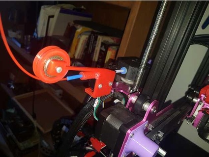 biqu b1 Pause module supporter filament guider remix 608 palier mrtomich 3d print model - Mito3D