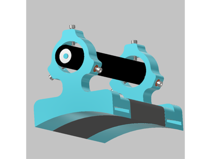 laser titolare supporto fchirico 3d print model - Mito3D