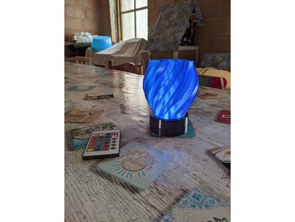 vase led lamp mind lab 3d print model - Mito3D