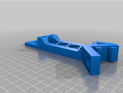 filamento carretel suporte certo esquerda mão cara 3d print model - Mito3D
