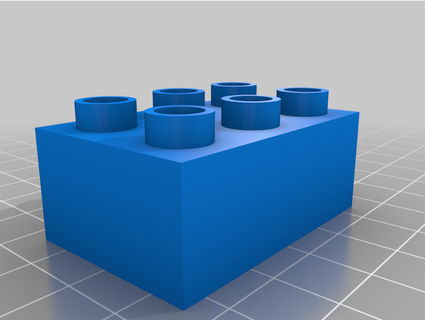 personalizado lego brick lírico 3d print model - Mito3D