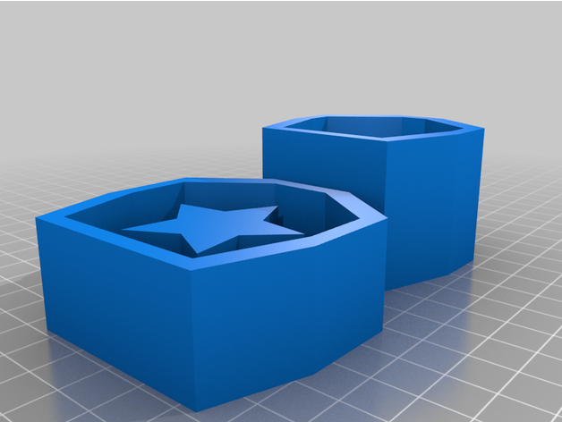 star icecube mold jnalezny 3D print model - Mito3D