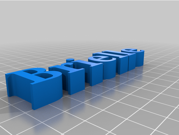 brielle lettere acsbasketball12 3D print model - Mito3D