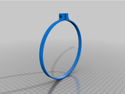 embroidery hoop 150mm jocolibrary 3d print model - Mito3D