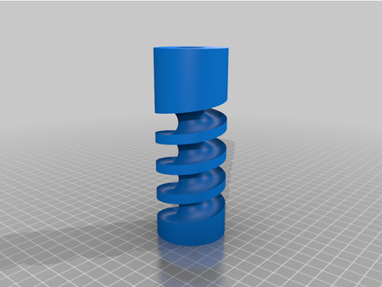 helix marble holder typarker 3d print model - Mito3D