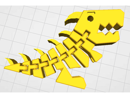 flexi rex spines falsonix 3d print model - Mito3D