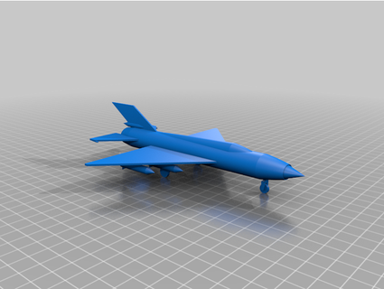 soviet mig 21 air force 1 3d print model - Mito3D