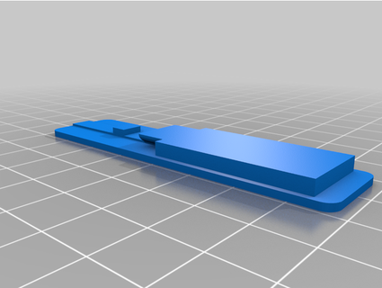mounting bracket adhesive strips crillo 3d print model - Mito3D