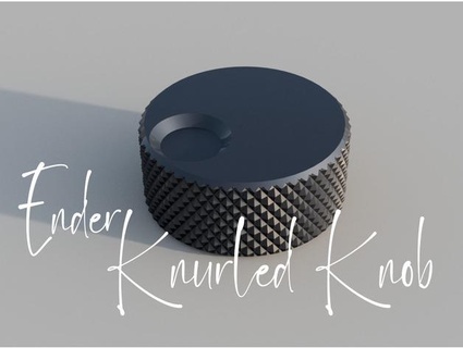 knurled knob ender 3 v2 breaktech 3d print model - Mito3D