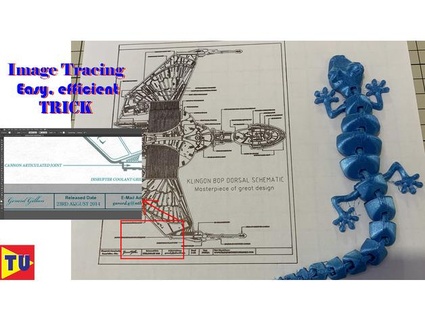 görüntü izleme hile star yürüyüş Klingon bop taslak test edildi zhwang168 3d print model - Mito3D