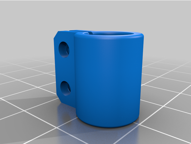 Halter Unterstützung 8mm Durchmesser Endoskop auslöschen 3D print model - Mito3D