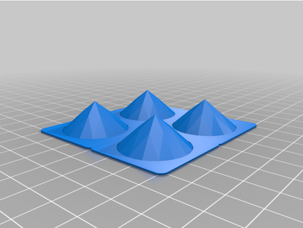 diamond ice cube flygrow 3d print model - Mito3D