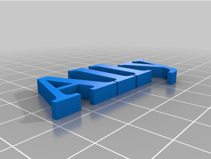 alleato lettere acsbasketball12 3d print model - Mito3D
