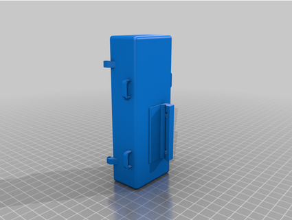 ris carril montado batería caja fusión airsoft catsoup85 3d print model - Mito3D