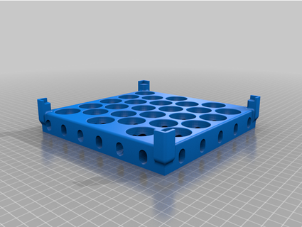 quail egg tray stackable deepphantom 3d print model - Mito3D