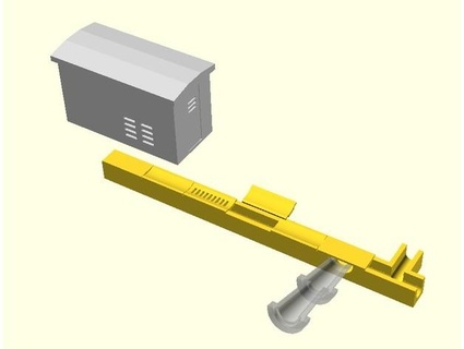 ho train gully drain - rigole et egout phildc 3d print model - Mito3D