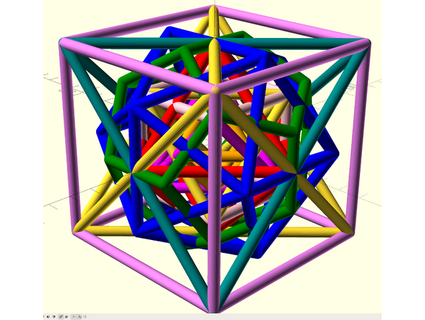 fractal tessalation platonic solids usertogo 3d print model - Mito3D