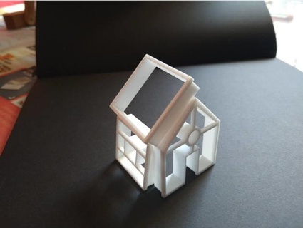 cookie cutters mini gingerbread house rensoes 3d print model - Mito3D