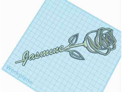 rose jasmine rkxone 3d print model - Mito3D