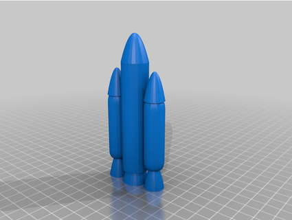 Mars roket parmak izi 3d print model - Mito3D