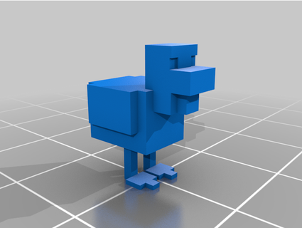 Minecraft poulet wxxxxxxxxx 3d print model - Mito3D