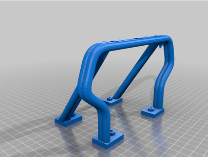 roll bar 1 10 scale double gsbinder 3d print model - Mito3D