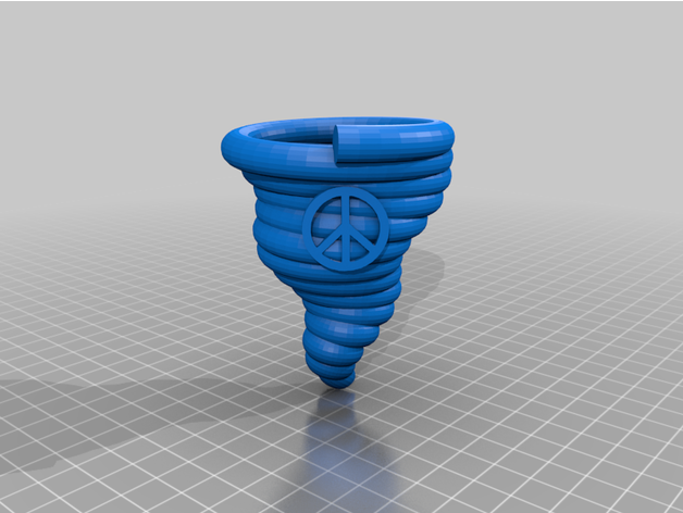 friedens trichter vórtice tornado syzguru11 3D print model - Mito3D