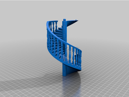 another dice tower - stairs remix supports aesthetica 3d print model - Mito3D