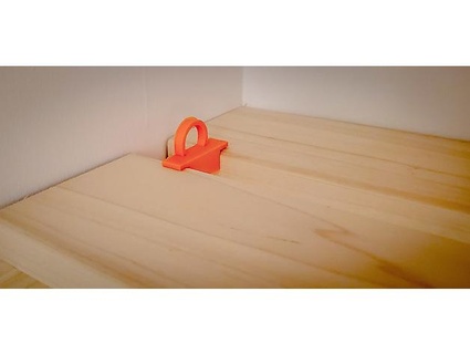 customizable decking shelving plank spacer redcoat 3d print model - Mito3D