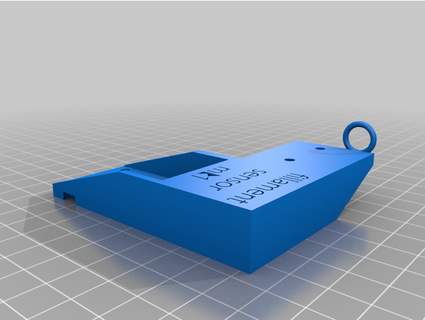 tronxy xy2 filament sensor relocation bracket bmg extruder thefatbadger 3d print model - Mito3D