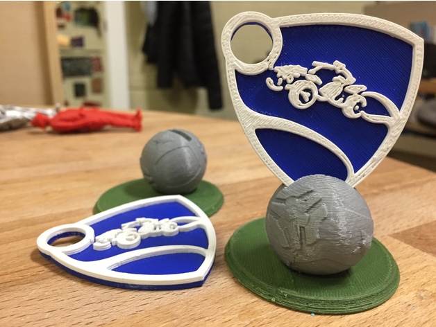 fusée ligue bureau trophée roboman444 3D print model - Mito3D