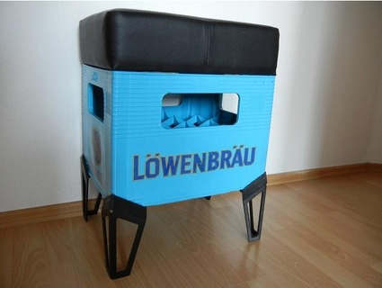 beer stool bottle crate foot furniture replan et 3d print model - Mito3D